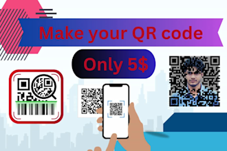 design customized qr codes with logo and super fast delivery