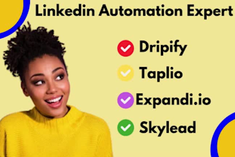 automate linkedin b2b outreach and workflows with dripify make com zapier