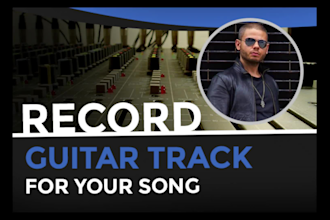 record a guitar track for your song
