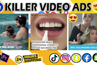 create a shopify facebook video ad for dropshipping products