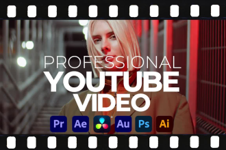 professionally edit your youtube video