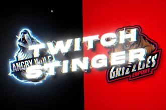 make custom cool stinger transition animation overlay for twitch youtube