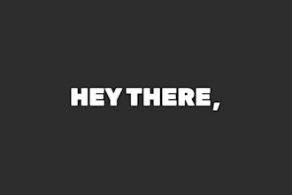 create custom text animation with top notch kinetic typography