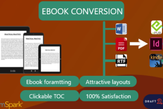 convert pdf, word, indesign to epub and kindle format