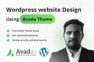 design avada website using avada theme, avada builder