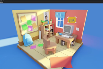 develop threejs 3d websites with interaction and animations