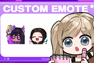 create an animated emote gif format for streaming channel