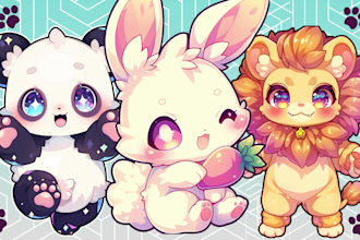 create original character chibi furry persona