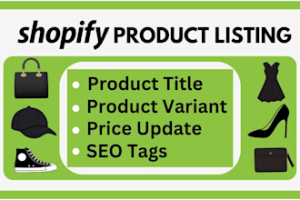 do shopify listing, shopify product listing, shopify upload, shopify lister