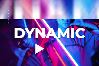 make dynamic slideshow video for your business, life events
