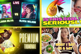create youtube thumbnail with amazing quality in 1 hour