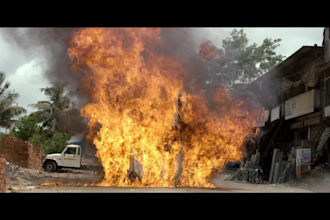do vfx fire explosion, visual effects, muzzle flash vfx compositing fire effects