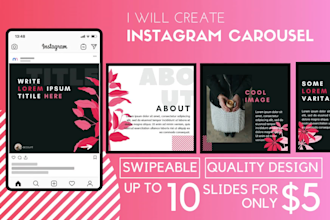 create unique instagram carousel