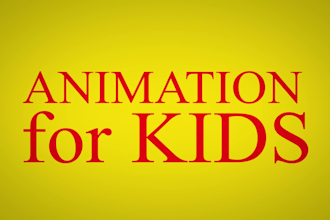make you a 2d animated video for children