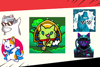 design cute chibi custom emotes for twitch or discord emotes