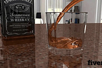 make 3d fluid animation