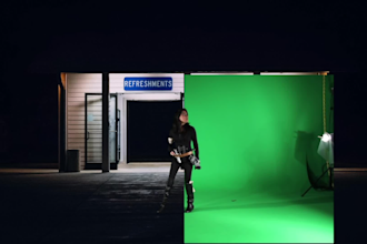 remove video background by rotoscoping and keying in 5 hours