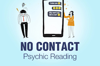 do an accurate why no contact intuitive psychic reading for you