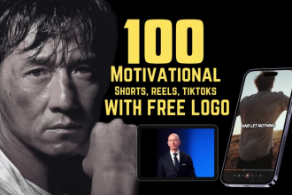 create 100 motivational short videos