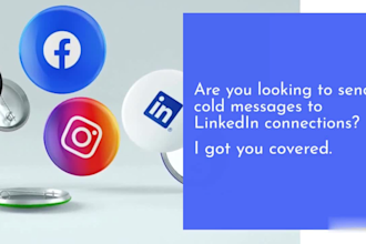 send linkedin cold messages for events, seminars, products