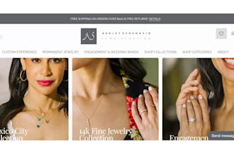 design jewelry branded jewelry website dropshipping jewelry shopify website