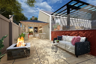 design your 3d landscape, garden, backyard, front yard, pool, patio and pergola