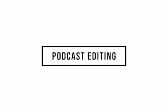 be your video podcast editor for youtube