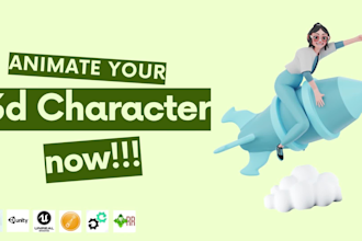 create animation using your 3d character