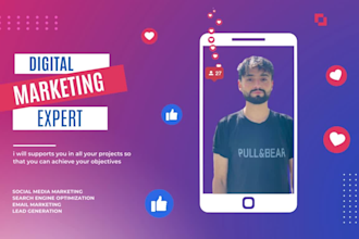 do digital marketing and be your virtual assistant