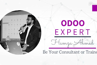 be your odoo functional consultant or odoo trainer