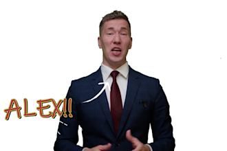 create a green screen spokesperson video