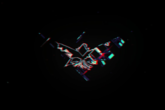 design glorious glitch logo animation or youtube intro video