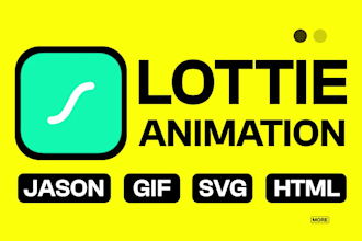 create lottie animation and svg animation for any platform
