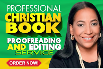 do christian book editing and proofreading, christian book editor