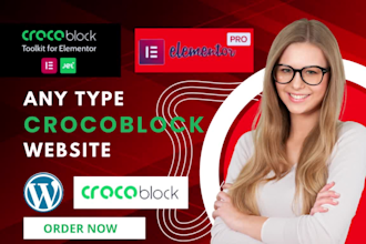 clone dynamic website using crocoblock, jet engine,elementor