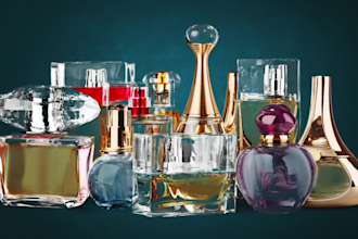 do luxury premium perfume box, bottle packaging, beverage product label designs