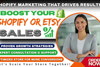 boost shopify sales via shopify dropshipping marketing or website promotion