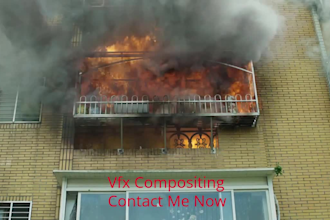 composite vfx fire, smoke, dust, destruction, houdini fx and cinematic effects