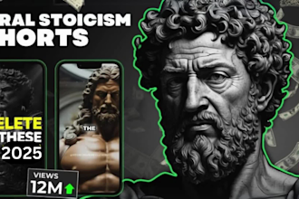 create best ai monetizable stoicism motivational videos for youtube automation