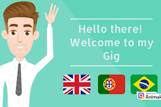 manually translate from english to portuguese and vice versa