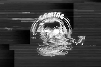 do best glitch intro and logo animation for youtube