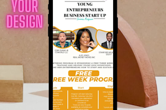 design attractive and eye catching flyers and eflyers, epk, media kit