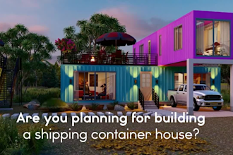 design your shipping container houses, apartments, tiny houses