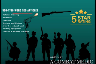 write about defence industries, militaries, warfare and firearms