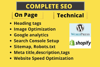 do onpage seo technical optimization for wordpress