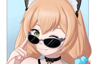 draw vtuber or original character artworks