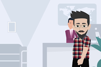 create 2d storytelling animation learning training video