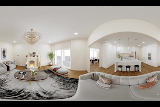render 360 panorama apartment, house
