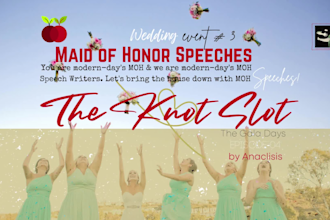 write funny maid of honor wedding toast and all wedding speeches