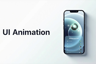 create professional UI animations for website and mobile